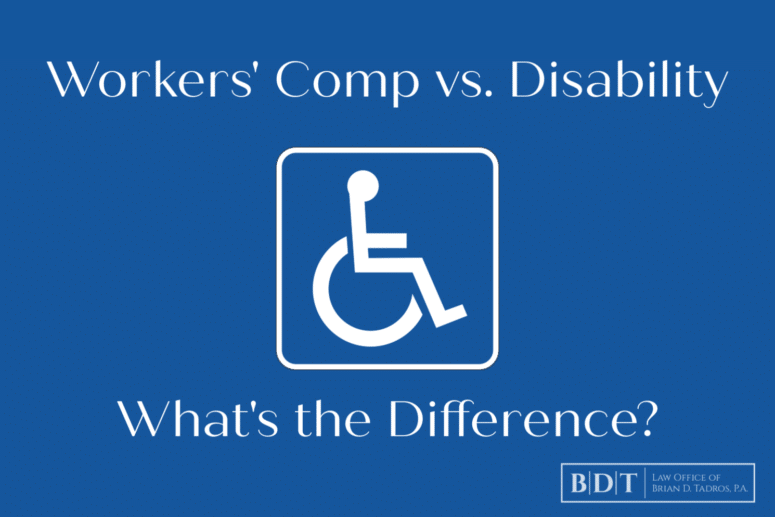Workers' comp vs. disability...what's the difference?