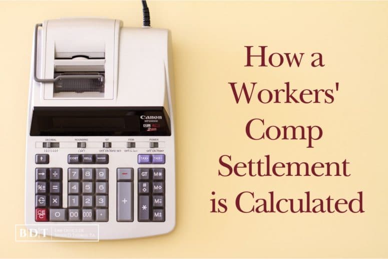 How a Workers' Comp Settlement is Calculated