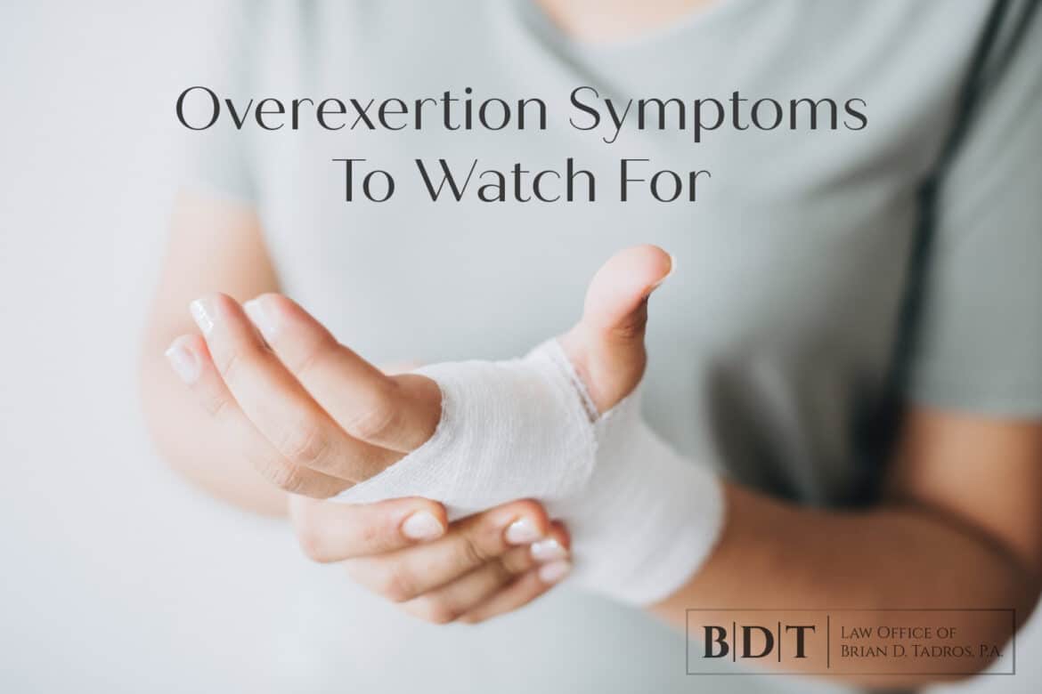 Overexertion Symptoms to Watch For